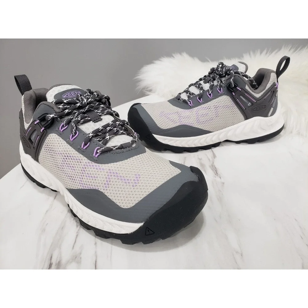 NEW‎ NO BOX SIZE 5 Womens Keen Tennis Shoes Sneakers NXIS EVO WP Steel Grey